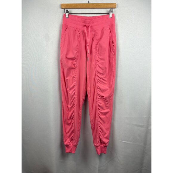 Women’s LuluLemon Small Bright Pink Joggers - Picture 1 of 4